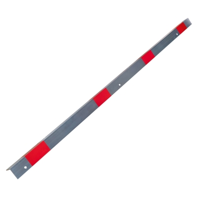 MORION Kantenschutz Aluminium, Winkelform, mit 4 Reflexringen, 50 x 50 mm, Länge 1500 mm
