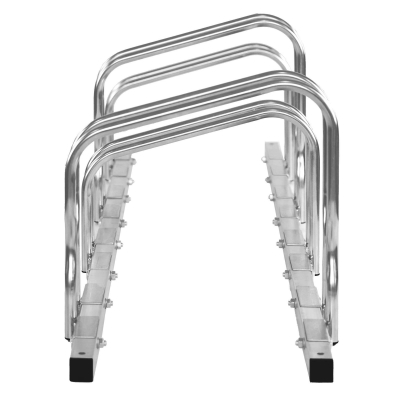 CITY-Fahrradständer MULTI-FLEX, 4 Einstellplätze, B 1470 x T 370 x H 360 mm, beidseitiges Einstellen, galvanisch verzinkt, inklusive Montagematerial (unmontiert)