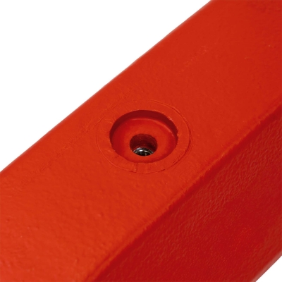 LaneGuard Radweg-Trenner, rot, mit Schraubgewinde