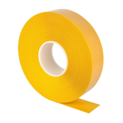PROline-tape Stapler Bodenmarkierungsband, Breite 50 mm, gelb, Bandlänge 25 m, selbstklebend