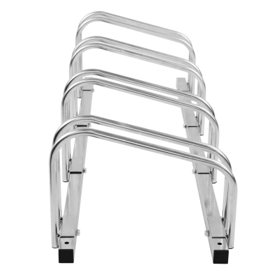 CITY-Fahrradständer BASIC, 4 Einstellplätze, B 1080 x T 370 x H 260 mm, einseitiges Einstellen, galvanisch verzinkt, inklusive Montagematerial (unmontiert)