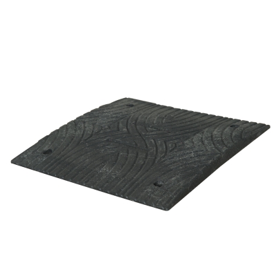 TOPSTOP-30-RE Fahrbahnschwelle, aus Recyclingmaterial, 1 Normelement schwarz, 500/500/30 (L/B/H)