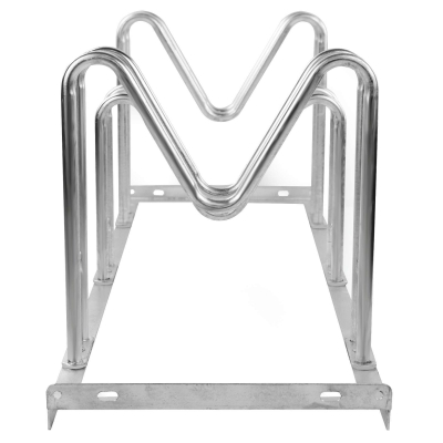 CITY-Fahrradständer MAGNIS, 3 Einstellplätze, B 1050 x T 380 x H 410 mm, ein- oder zweiseitiges Einstellen, feuerverzinkt, inklusive Montagematerial (unmontiert)