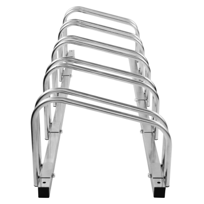 CITY-Fahrradständer BASIC, 5 Einstellplätze, B 1380 x T 370 x H 260 mm, einseitiges Einstellen, galvanisch verzinkt, inklusive Montagematerial (unmontiert)