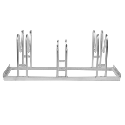 CITY-Fahrradständer MAGNIS, 3 Einstellplätze, B 1050 x T 380 x H 410 mm, ein- oder zweiseitiges Einstellen, feuerverzinkt, inklusive Montagematerial (unmontiert)