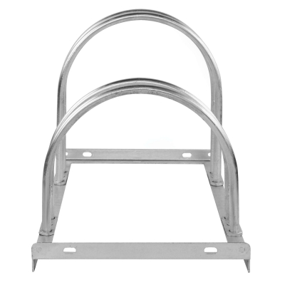 CITY-Fahrradständer LUNA, 2 Einstellplätze, B 700 x T 385 x H 410 mm, ein- oder zweiseitiges Einstellen, verzinkt, inklusive Montagematerial (unmontiert)