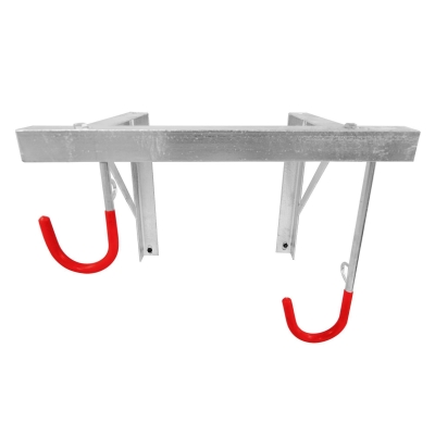 CITY-Wandhalter CIELO, 2 Plätze, B 350 x T 350 X L 500 mm, feuerverzinkt, inklusive Montagematerial (unmontiert)