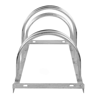 CITY-Fahrradständer LUNA, 3 Einstellplätze, B 1050 x T 385 x H 410 mm, ein- und zweiseitiges Einstellen, verzinkt, inklusive Montagematerial (unmontiert)
