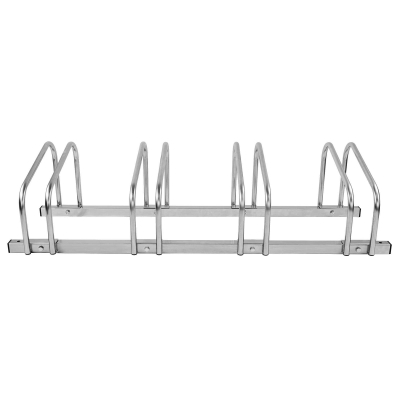 CITY-Fahrradständer BASIC, 4 Einstellplätze, B 1080 x T 370 x H 260 mm, einseitiges Einstellen, galvanisch verzinkt, inklusive Montagematerial (unmontiert)
