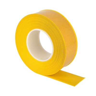 PROline-tape Stapler Bodenmarkierungsband, Breite 50 mm, gelb, Bandlänge 10 m, selbstklebend