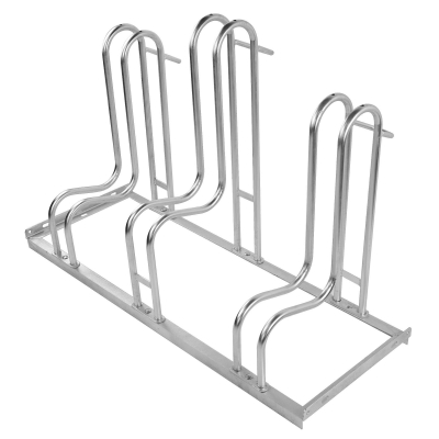 CITY-Fahrradständer HELIOS, 3 Einstellplätze, B 1050 x T 385 x H 710 mm, einseitiges Einstellen, feuerverzinkt, inklusive Montagematerial (unmontiert)