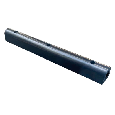 Anfahrpuffer, Laderampenschutz, Gummi, schwarz, L 900 x H 100 x T 100 mm, mit integrierter Stahlverstärkung, inklusive Befestigungsmaterial