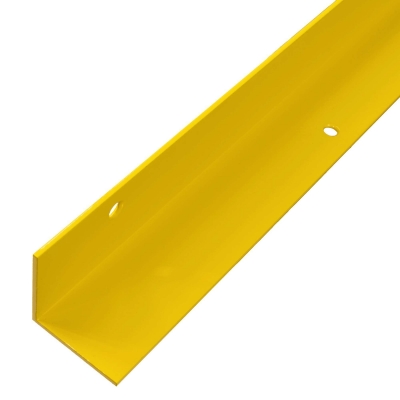 MORION Kantenschutz Aluminium, Winkelform, gelb beschichtet, 50 x 50 mm, Länge 1500 mm