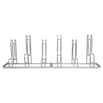 CITY-Fahrradständer HELIOS, 6 Einstellplätze, B 2100 x T 385 x H 710 mm, einseitiges Einstellen, feuerverzinkt, inklusive Montagematerial (unmontiert)
