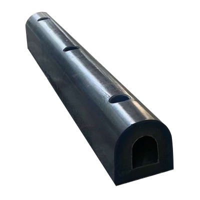 Anfahrpuffer, Laderampenschutz, Gummi, schwarz, L 900 x H 100 x T 100 mm, mit integrierter Stahlverstärkung, inklusive Befestigungsmaterial