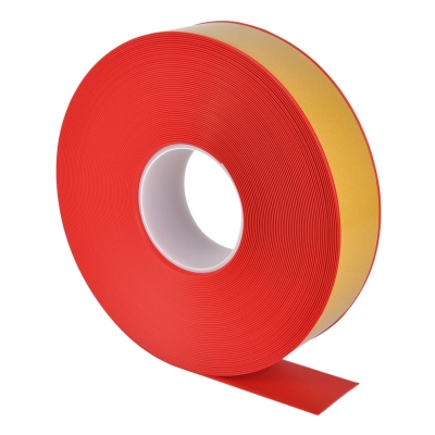 PROline-tape Stapler Bodenmarkierungsband, Breite 50 mm, rot, Bandlänge 25 m, selbstklebend
