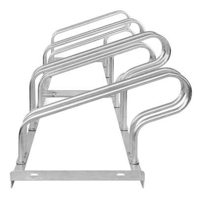 CITY-Fahrradständer CLASSIC einseitig, 6 Einstellplätze, B 2100 x T 535 x H 405 mm, einseitiges Einstellen, verzinkt, inklusive Montagematerial (unmontiert)