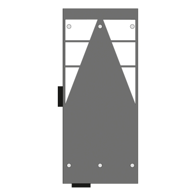 GAMMA Plateau-Kissen, SET A, schwarz, B x L x H 2700 x 4000 x 75 mm, 24 Elemente, inkl. Befestigungsmaterial