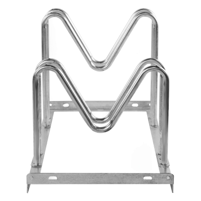 CITY-Fahrradständer MAGNIS, 2 Einstellplätze, B 700 x T 380 x H 410 mm, ein- oder zweiseitiges Einstellen, feuerverzinkt, inklusive Montagematerial (unmontiert)