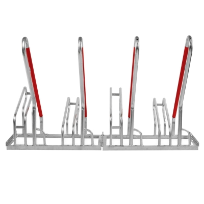 CITY Fahrradständer HYBRID, 4 Einstellplätze, B 1400 x T 945 x H 800 mm, einseitiges Einstellen, feuerverzinkt, inklusive Montagematerial (unmontiert)