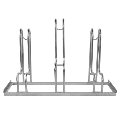 CITY-Fahrradständer HELIOS, 3 Einstellplätze, B 1050 x T 385 x H 710 mm, einseitiges Einstellen, feuerverzinkt, inklusive Montagematerial (unmontiert)