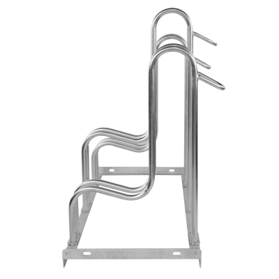 CITY-Fahrradständer HELIOS, 3 Einstellplätze, B 1050 x T 385 x H 710 mm, einseitiges Einstellen, feuerverzinkt, inklusive Montagematerial (unmontiert)