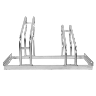 CITY-Fahrradständer CLASSIC einseitig, 2 Einstellplätze, B 700 x T 535 x H 405 mm, einseitiges Einstellen, verzinkt, inklusive Montagematerial (unmontiert)