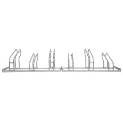 CITY-Fahrradständer CLASSIC einseitig, 6 Einstellplätze, B 2100 x T 535 x H 405 mm, einseitiges Einstellen, verzinkt, inklusive Montagematerial (unmontiert)