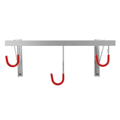 CITY-Wandhalter CIELO, 3 Plätze, B 350 x T 350 x L 850 mm, feuerverzinkt, inklusive Montagematerial (unmontiert)