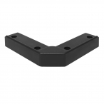 Befestigungsset für Federelement, für Rammschutz SWING, H x B 10 x 170 mm, Kleber, Dübel, Muttern, Belegscheiben, für 8 Bohrlöcher (= 2 Pfosten)