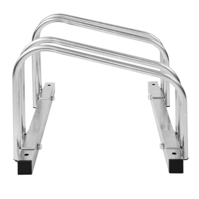 CITY-Fahrradständer BASIC, 2 Einstellplätze, B 480 x T 370 x H 260 mm, einseitiges Einstellen, galvanisch verzinkt, inklusive Montagematerial (unmontiert)