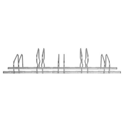 CITY-Fahrradständer MULTI-FLEX, 5 Einstellplätze, B 1820 x T 370 x H 360 mm, beidseitiges Einstellen, galvanisch verzinkt, inklusive Montagematerial (unmontiert)