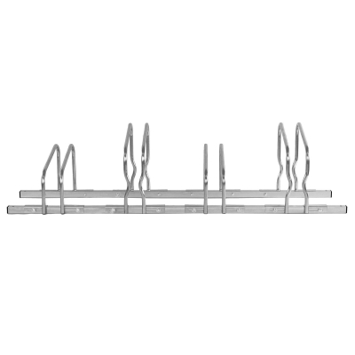 CITY-Fahrradständer MULTI-FLEX, 4 Einstellplätze, B 1470 x T 370 x H 360 mm, beidseitiges Einstellen, galvanisch verzinkt, inklusive Montagematerial (unmontiert)