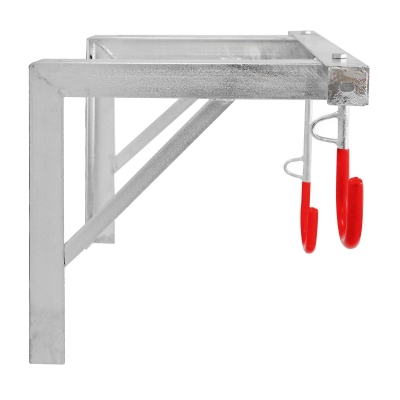 CITY-Wandhalter CIELO, 2 Plätze, B 350 x T 350 X L 500 mm, feuerverzinkt, inklusive Montagematerial (unmontiert)