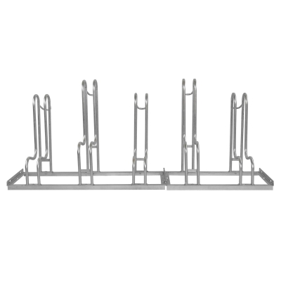 CITY-Fahrradständer HELIOS, 5 Einstellplätze, B 1750 x T 385 x H 710 mm, einseitiges Einstellen, feuerverzinkt, inklusive Montagematerial (unmontiert)
