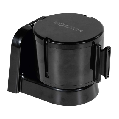 MORION Wandgurt zum Anschrauben, Gurtband gelb/schwarz schraffiert, Gurtlänge 12 m