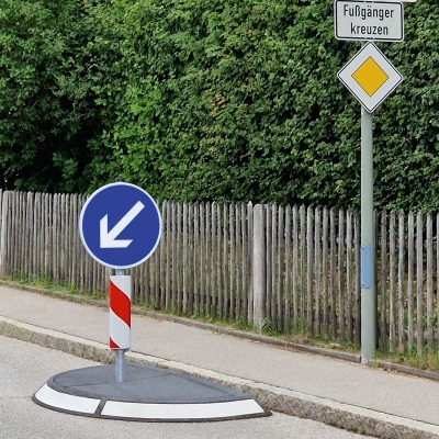 GAMMA Verkehrsinsel Außenring, 200 cm
