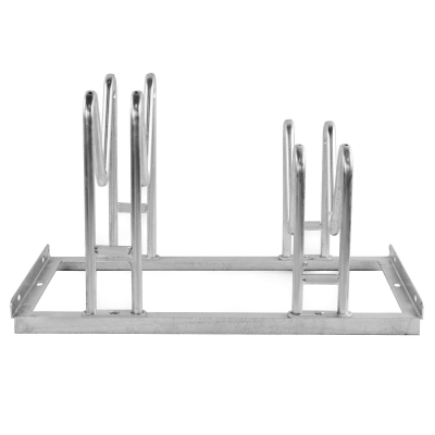 CITY-Fahrradständer MAGNIS, 2 Einstellplätze, B 700 x T 380 x H 410 mm, ein- oder zweiseitiges Einstellen, feuerverzinkt, inklusive Montagematerial (unmontiert)