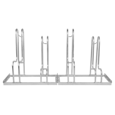 CITY-Fahrradständer HELIOS, 4 Einstellplätze, B 1400 x T 385 x H 710 mm, einseitiges Einstellen, feuerverzinkt, inklusive Montagematerial (unmontiert)