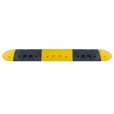 TOPSTOP-5-RE Fahrbahnschwelle, aus Recyclingmaterial, 1 Normelement schwarz, 500/500/70 mm (L/B/H)