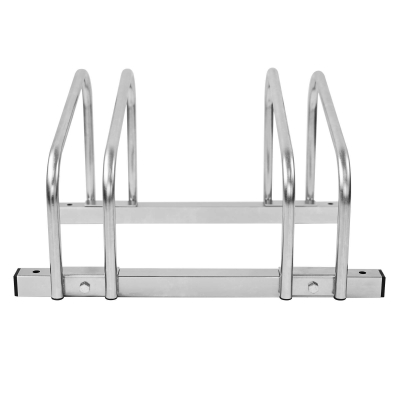 CITY-Fahrradständer BASIC, 2 Einstellplätze, B 480 x T 370 x H 260 mm, einseitiges Einstellen, galvanisch verzinkt, inklusive Montagematerial (unmontiert)