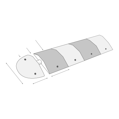 Richtstange für TOPSTOP-10, 48/2 mm, feuerverzinkt, Preis pro Meter (ab 3 m in Teilstücken)