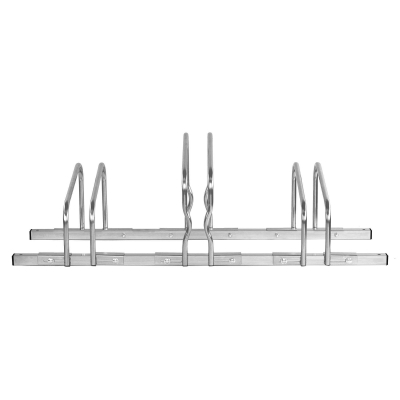 CITY-Fahrradständer MULTI-FLEX, 3 Einstellplätze, B 1120 x T 370 x H 360 mm, beidseitiges Einstellen, galvanisch verzinkt, inklusive Montagematerial (unmontiert)