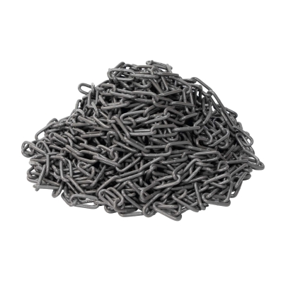SM-Stahl 6, Gliederkette 6 mm, Gliederkette aus Stahl, feuerverzinkt, DB703 beschichtet, Bundlänge: 30 m (Preis pro Meter)
