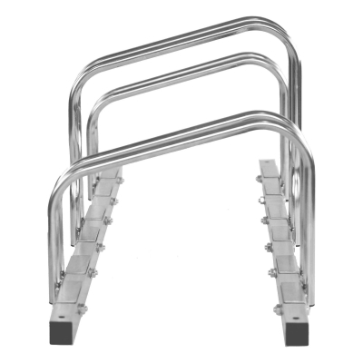 CITY-Fahrradständer MULTI-FLEX, 3 Einstellplätze, B 1120 x T 370 x H 360 mm, beidseitiges Einstellen, galvanisch verzinkt, inklusive Montagematerial (unmontiert)