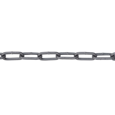 SM-Stahl 6, Gliederkette 6 mm, Gliederkette aus Stahl, feuerverzinkt, DB703 beschichtet, Bundlänge: 30 m (Preis pro Meter)
